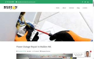 Boston Electric Service of Malden website