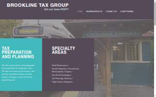 Brookline Tax Group website