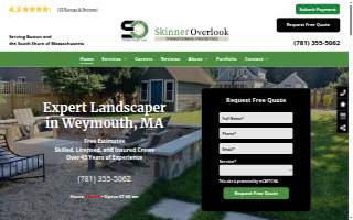 Skinner Overlook Landscape and Design of Plymouth website