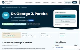 Pereira George J MD website