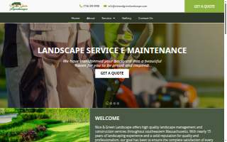 Nice and Green Landscape website