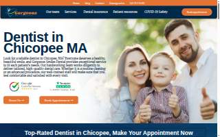 Chicopee Dental Care website