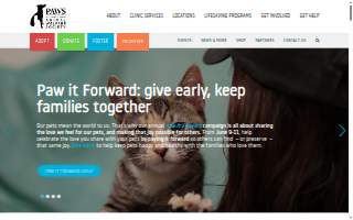 Paws Finding Peace website