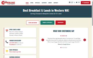 Copperline Eatery website