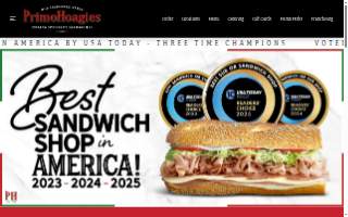 PrimoHoagies of Chicopee website