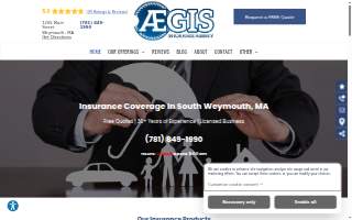AEGIS Insurance Agency website