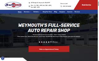 JB Automotive website