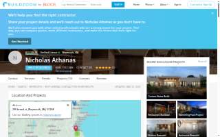 Athanas Construction website