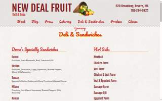 New Deal Fruit Inc website