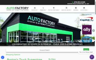 Auto Factory website