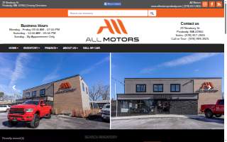 All Motors website