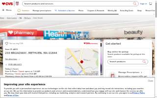 CVS of Methuen website