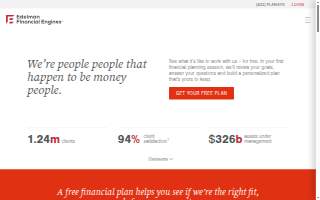 Edelman Financial Engines website