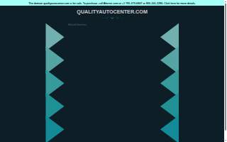 Quality Auto Center website