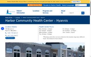 Harbor Health Hyannis website