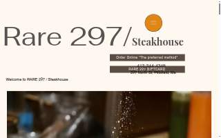 RARE 297 Steakhouse website