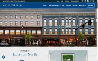 Hotel on North website