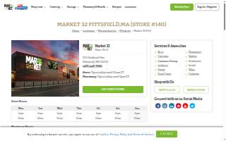 Market 32 of Pittsfield website