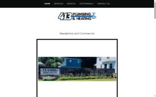 413 Plumbing & Heating, Inc. website