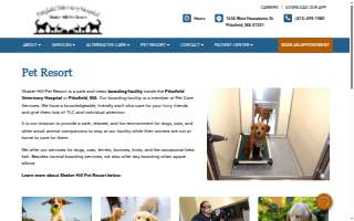 Shaker Hill Pet Resort website