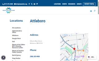 Manet Community Health Center of Attleboro website