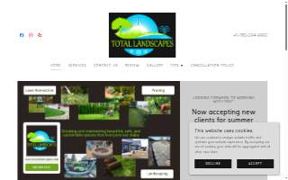 Total Landscapes website