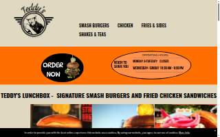 Teddy's Lunchbox website