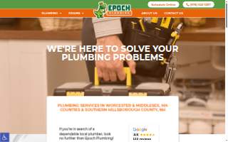 Epoch Plumbing website