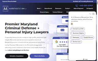 Maronick Law website