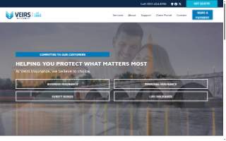 Veirs Insurance website