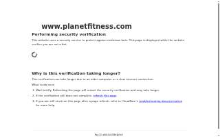 Planet Fitness of Rockville website