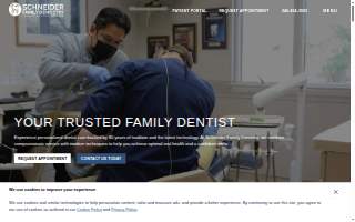 Schneider Family Dentistry website