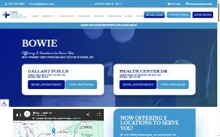 First Medical Associates of Bowie website