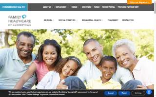 Family Healthcare of Hagerstown website