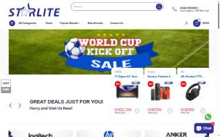 Starlite website