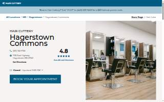Hair Cuttery of Hagerstown website