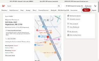 Walgreens of Hagerstown website