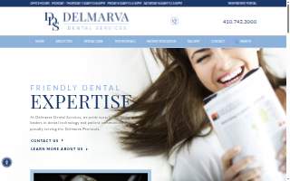 Delmarva Dental Services website