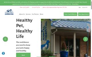 Longmeadow Animal Hospital website