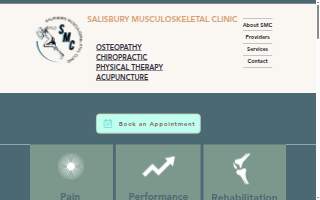 Salisbury Musculoskeletal Clinic website