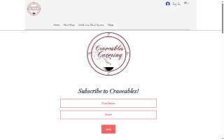 Craveables Catering LLC website