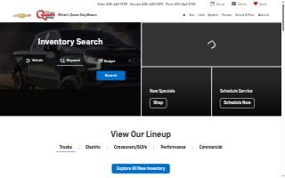 Queen City Motors website