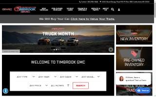 Timbrook GMC website