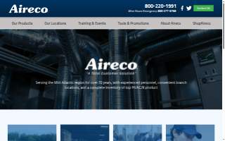 Aireco Supply, Inc. website