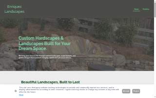 Enriquez Landscapes website