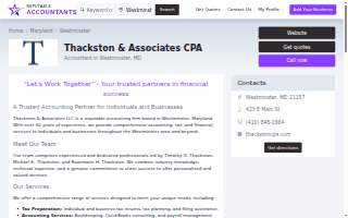 Thackston & Associates, LLC website
