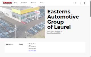 Easterns Automotive Group of Laurel website