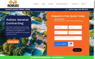 Robles General Contracting, LLC website