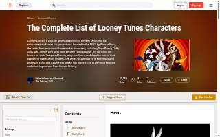 Looney's Pub of Bel Air website