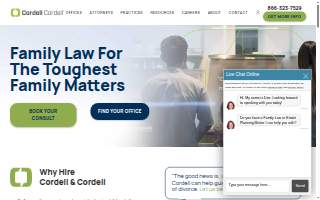Cordell & Cordell | Family Law & Divorce of Florence website